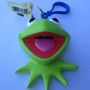 Vintage Kermit The Frog coin purse/backpack charm NWT